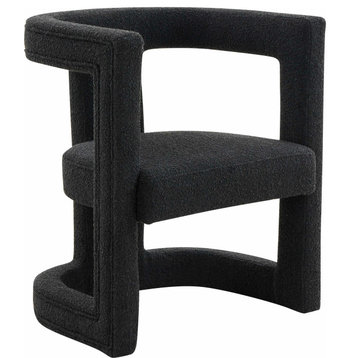 Ada Boucle Chair Black