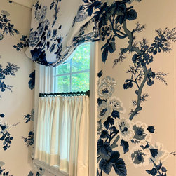 Deb and John down sized makeover - Curtains