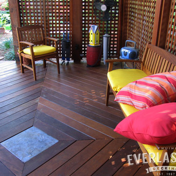 Backyard Retreat with Ipe Decking & Lattice