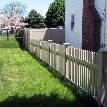 Vinyl Spaced Board Fence