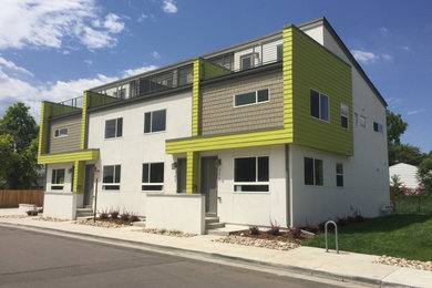 Inspiration for a modern exterior home remodel in Denver