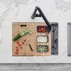 Workstation Serving Board With 3 Containers A-908