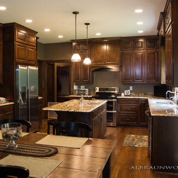 Custom Built Home Kitchen by Schoenberg Construction of St Cloud MN