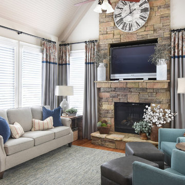 Casual, Fun, Transitional Keeping Room