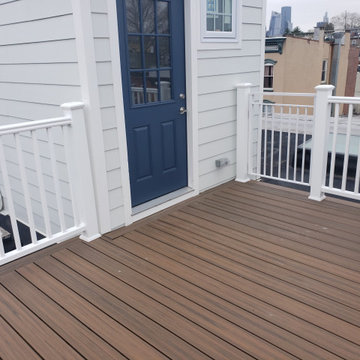 New Roof Deck, Kitchen and Bathroom Remodel on Garden Street in Hoboken