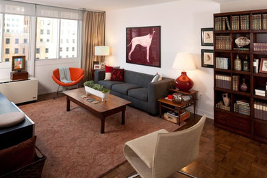 Living room photo in New York