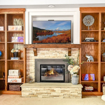 Living Room Renovation on Education Hill, Redmond, WA.