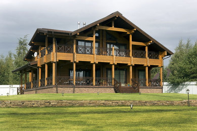 Rural house exterior.