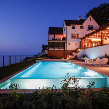 Lakeside Retreat with this Exquisite and Sophisticated Pool & Spa Oasis