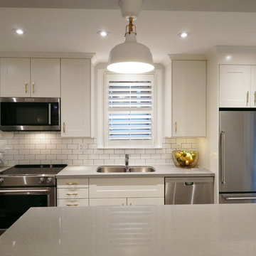 Open-Concept Kitchen - IKEA Grimslov White