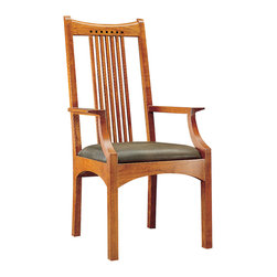 Stickley Arm Chair 91-2043-A - Dining Chairs