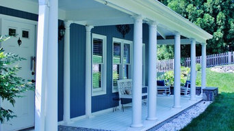 Hardie Plank lap siding, Cabin John, Maryland -Boothbay Blue