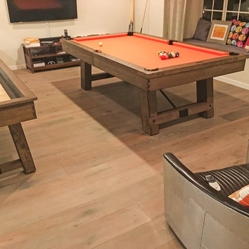 Rustic Pool Table and Shuffleboard Los Angeles