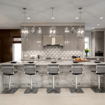 Contemporary High-Gloss Luxury — New Home | NE Calgary
