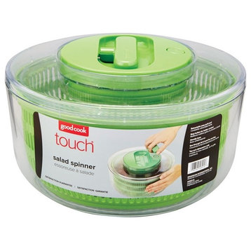 Good Cook Touch Salad Spinner, Green