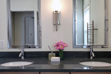 Inspiration for a modern bathroom remodel in Boise