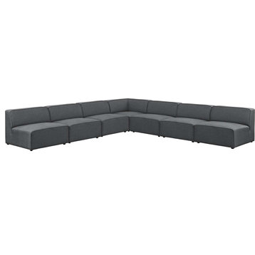 Somerton Sectional Sofa Set - Gray, Medium