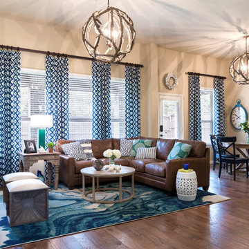 Traditional, rustic beach inspired home
