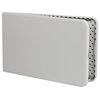 8' Bi-Fold Granite White Plastic Event/Training Folding Table Set with 10...