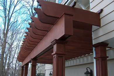 Traditional exterior home idea in New York