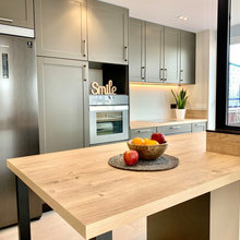¡Vaya cambio! Una nueva cocina abierta con detalles a la medida