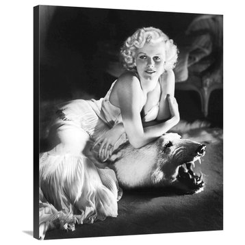 "Jean Harlow" Stretched Canvas Giclee by Hollywood Photo Archive, 30x36"