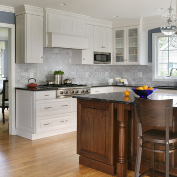 White Transitional Ridgewood Home