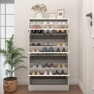 Gewnee Narrow Shoe Storage Cabinet