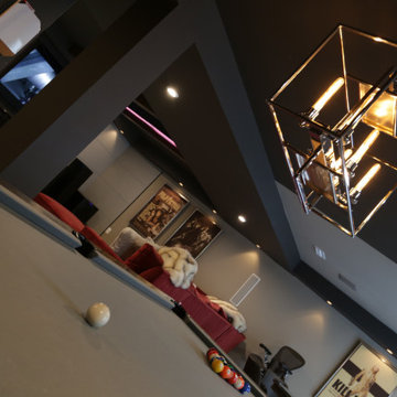 Quentin Tarantino Inspired Lower Level Lounge