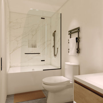 Heather Street bathroom render