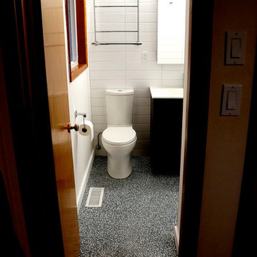 mid century bathroom remodel