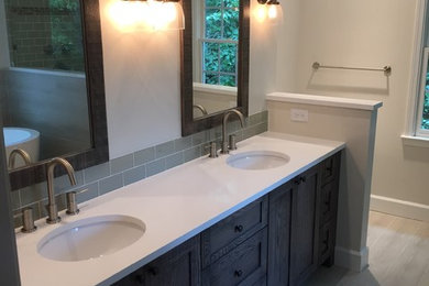 Example of a mountain style bathroom design in Atlanta