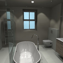 Waters Baths of Ashbourne - Brook Freestanding Bath concept. - Baths