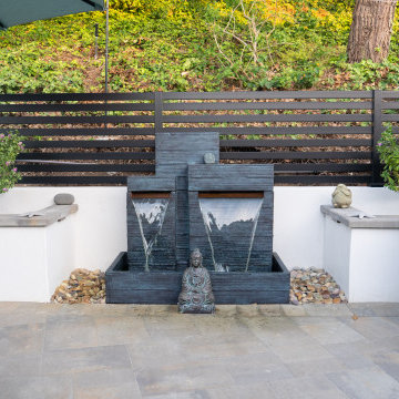 Full Backyard and Front yard Remodeling Project in Corona Del Mar