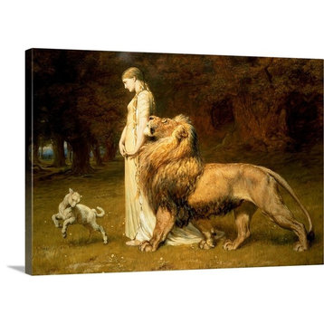 Una and the Lion, from Spenser's Faerie Queene, 1880 Wrapped Canvas Art Pri