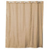 Hookless Shower Curtain Polyester Cubic, Latte