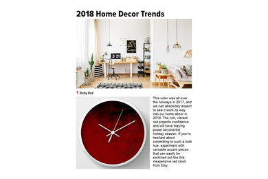 Decor Trends for 2018