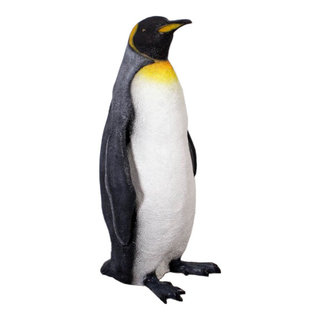 3.5' Tall King Penguin - Contemporary - Decorative Objects And