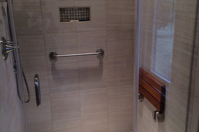Example of a transitional bathroom design in DC Metro