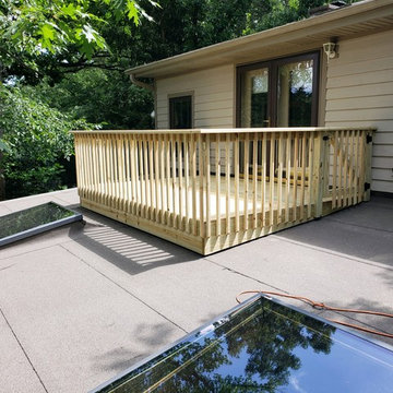Deerfield Treated pine roof deck