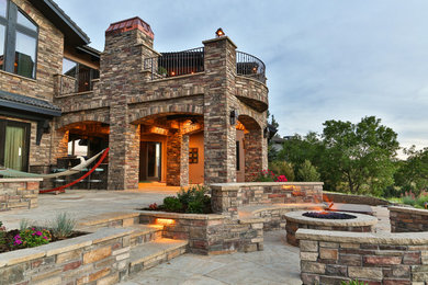 Mountain style patio photo in Denver
