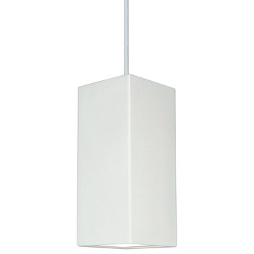A19 Lighting P1802-WCC 1-Light Gran Timor Pendant: Bisque (White Cord & Canopy)