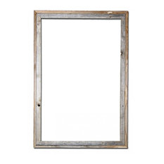 50 Most Por Rustic Picture Frames For 2018 Houzz Rustic Decor Llc Nash Barn Wood Reclaimed Open Frame 24 X36