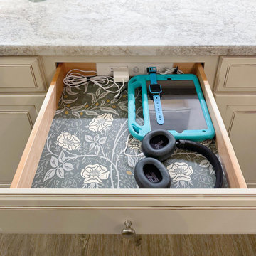 Kitchen In-Drawer Charging Outlets