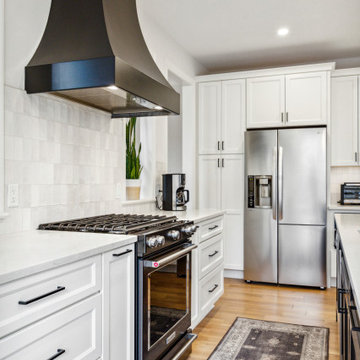 Black and White and Better All Over Kitchen