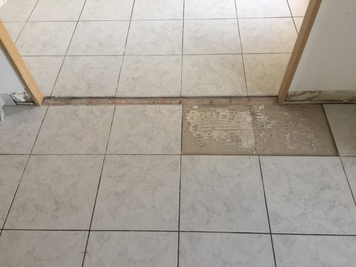 Missing tiles (after cutting a wall)