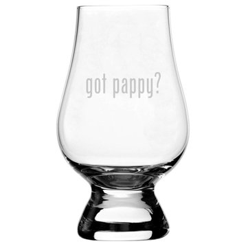 Got Pappy? Etched Glencairn Crystal Whiskey 5.9oz. Snifter Tasting Glass