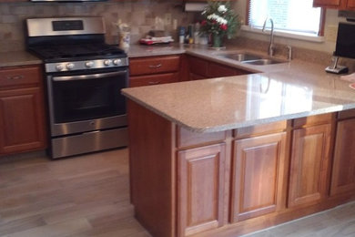Example of a classic kitchen design in Providence