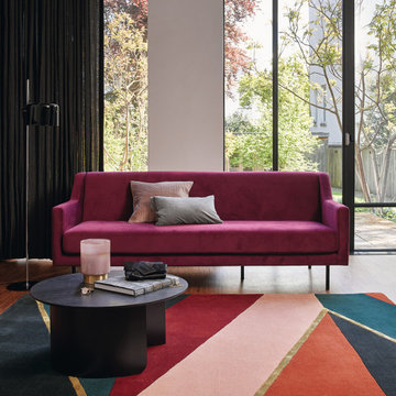 TED BAKER SAHARA SQUARE BURGUNDY