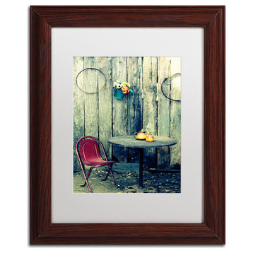 'From the Past' Matted Framed Canvas Art by Beata Czyzowska Young